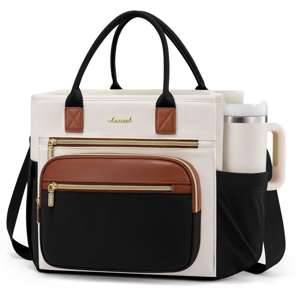 LOVEVOOK insulated lunch bag with wide opening for easy access to meals