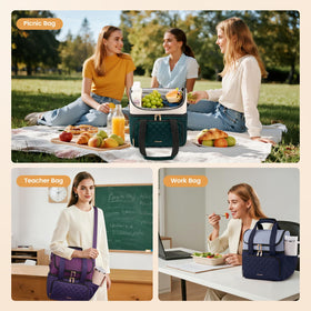 LOVEVOOK large 15L capacity lunch bag for multiple lunches