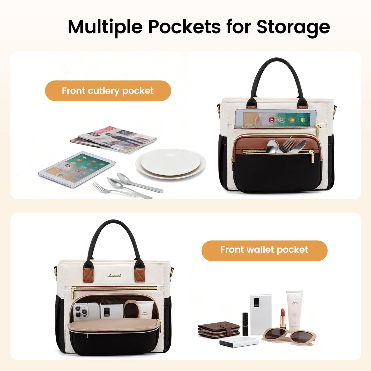 LOVEVOOK durable handle supports comfortable carrying