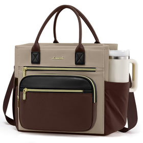 LOVEVOOK lunch bag with wide opening for easy access and quick packing during commutes