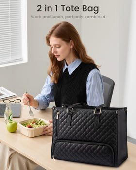 Lower food section protects snacks and meals from crushing on the go.