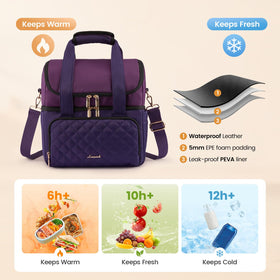 LOVEVOOK three-layer insulation preserves freshness for hours