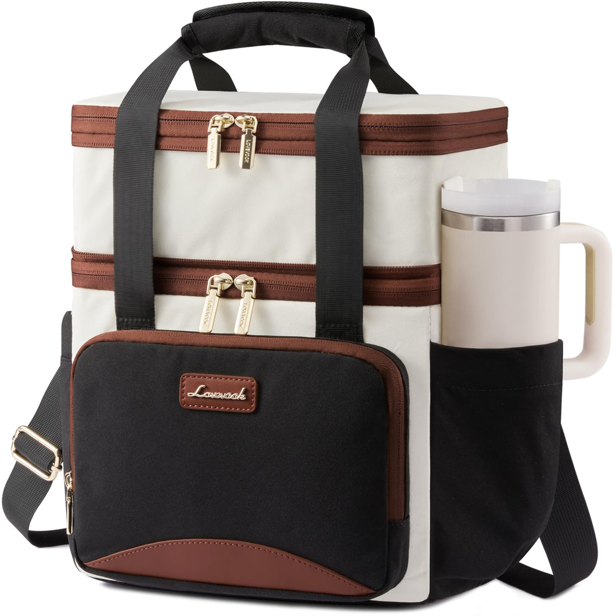 LOVEVOOK insulated lunch bag with large capacity for work or school