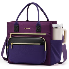 LOVEVOOK insulated lunch bag wide-opening for quick, one-handed access