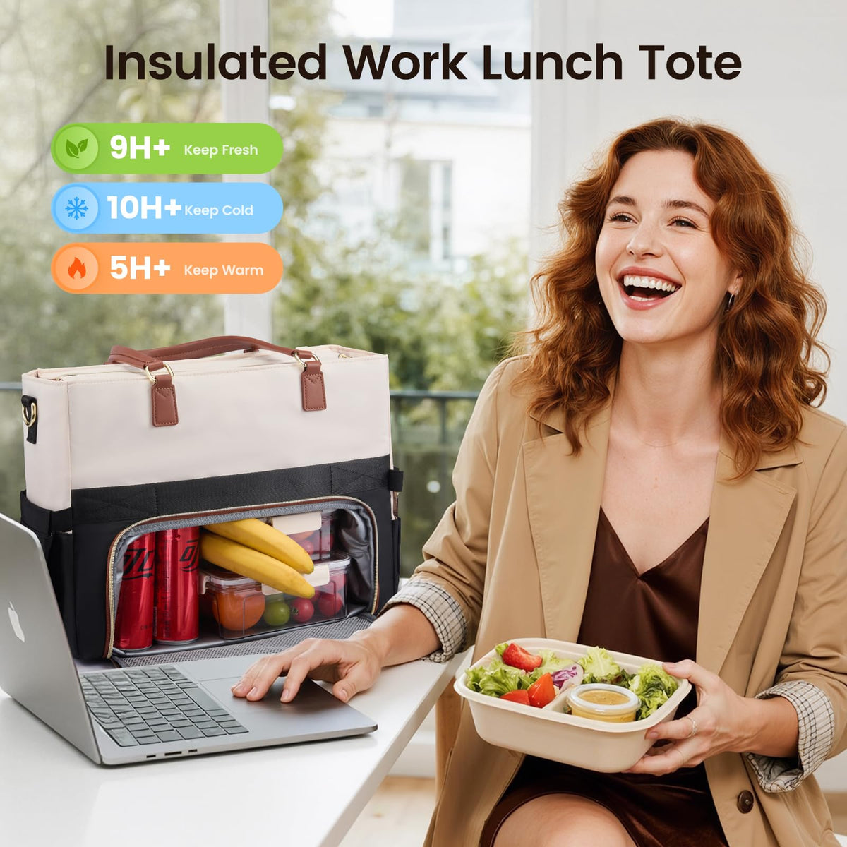 LOVEVOOK laptop compartment provides padded protection for devices during commutes.