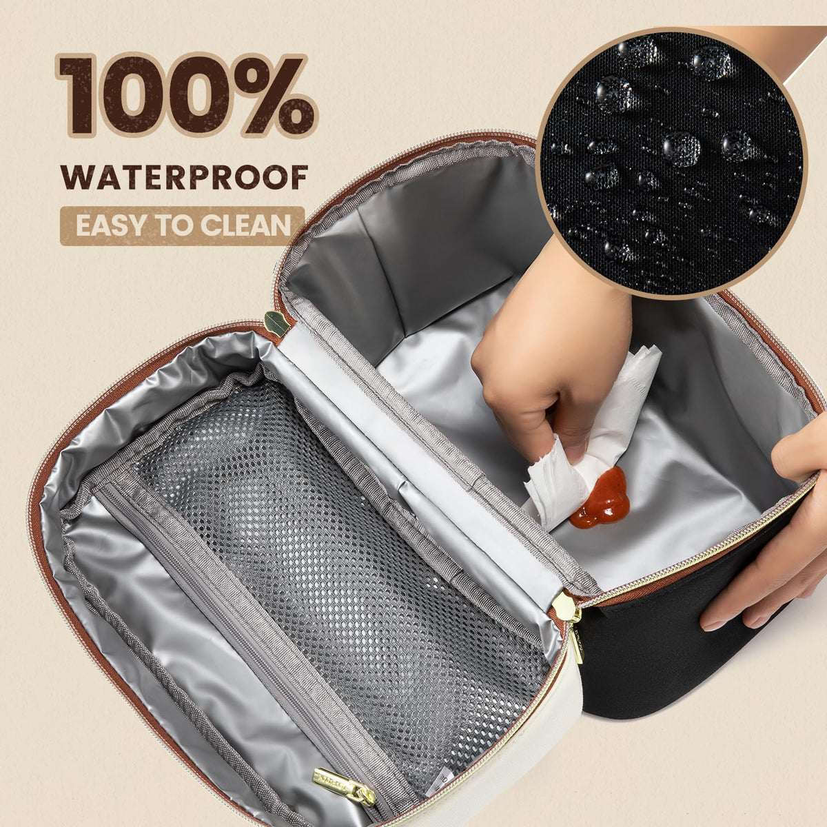 Adjustable shoulder strap for comfortable, customizable carrying.
