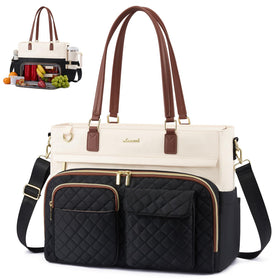LOVEVOOK lunch tote insulated compartment keeps meals fresh during the workday.