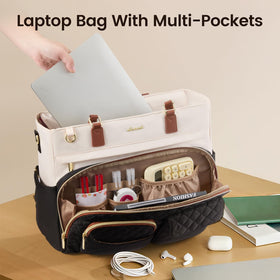 LOVEVOOK multi-pocket organization keeps essentials neatly arranged for busy days.