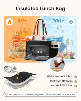 LOVEVOOK side pockets hold large tumblers for easy access.