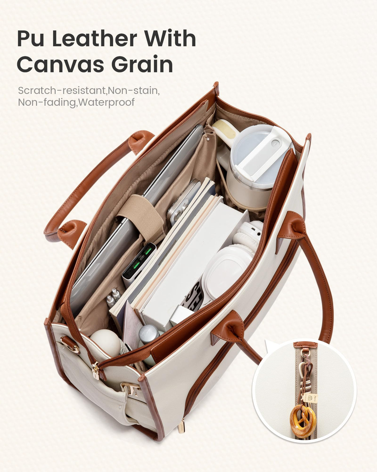 LOVEVOOK padded laptop sleeve protects devices during daily commuting.