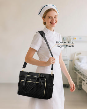 LOVEVOOK professional tote suitable for teachers, nurses, and office workers.