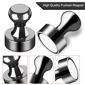 LOVIMAG black fridge magnets resist wear for long lasting use.