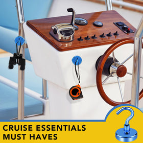 LOVIMAG cruise-magnetic-hook-28lbs-horizontal-pull ideal for hanging items on doors and panels.