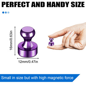 LOVIMAG coated purple magnets resist corrosion on metal surfaces