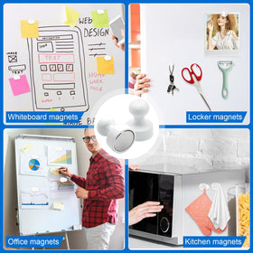 LOVIMAG strong magnet keeps notes secure on metal surfaces.