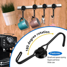 LOVIMAG Epoxy-nickel-copper coating protects the hook from rust.