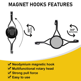 LOVIMAG rotating swing magnet enables flexible placement.