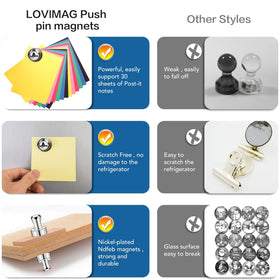 LOVIMAG office magnets keep schedules visible and organized