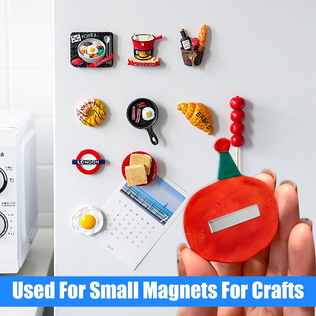 LOVIMAG magnets used in a craft project for DIY assembly.
