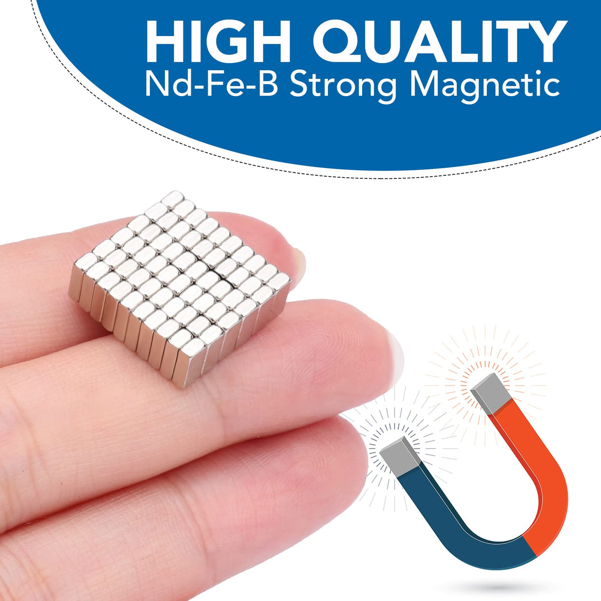 LOVIMAG Neodymium magnet bar used in DIY projects and small displays.