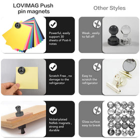 LOVIMAG office classroom magnets fit calendars and notes.