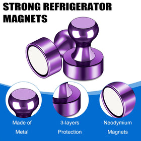 LOVIMAG purple magnets double as playful desk toys and decorations