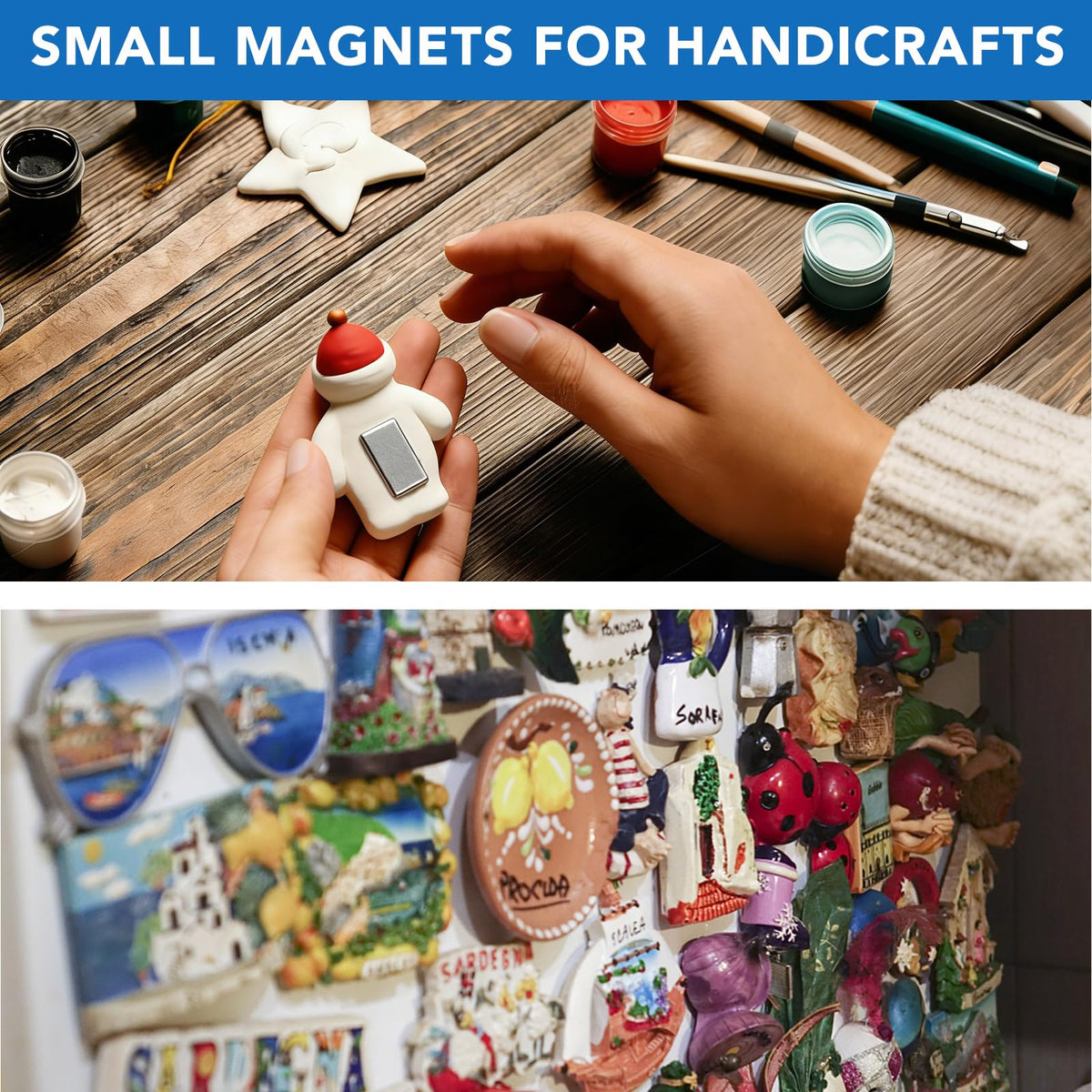 LOVIMAG 120-piece magnet pack shows abundant options for DIY projects.