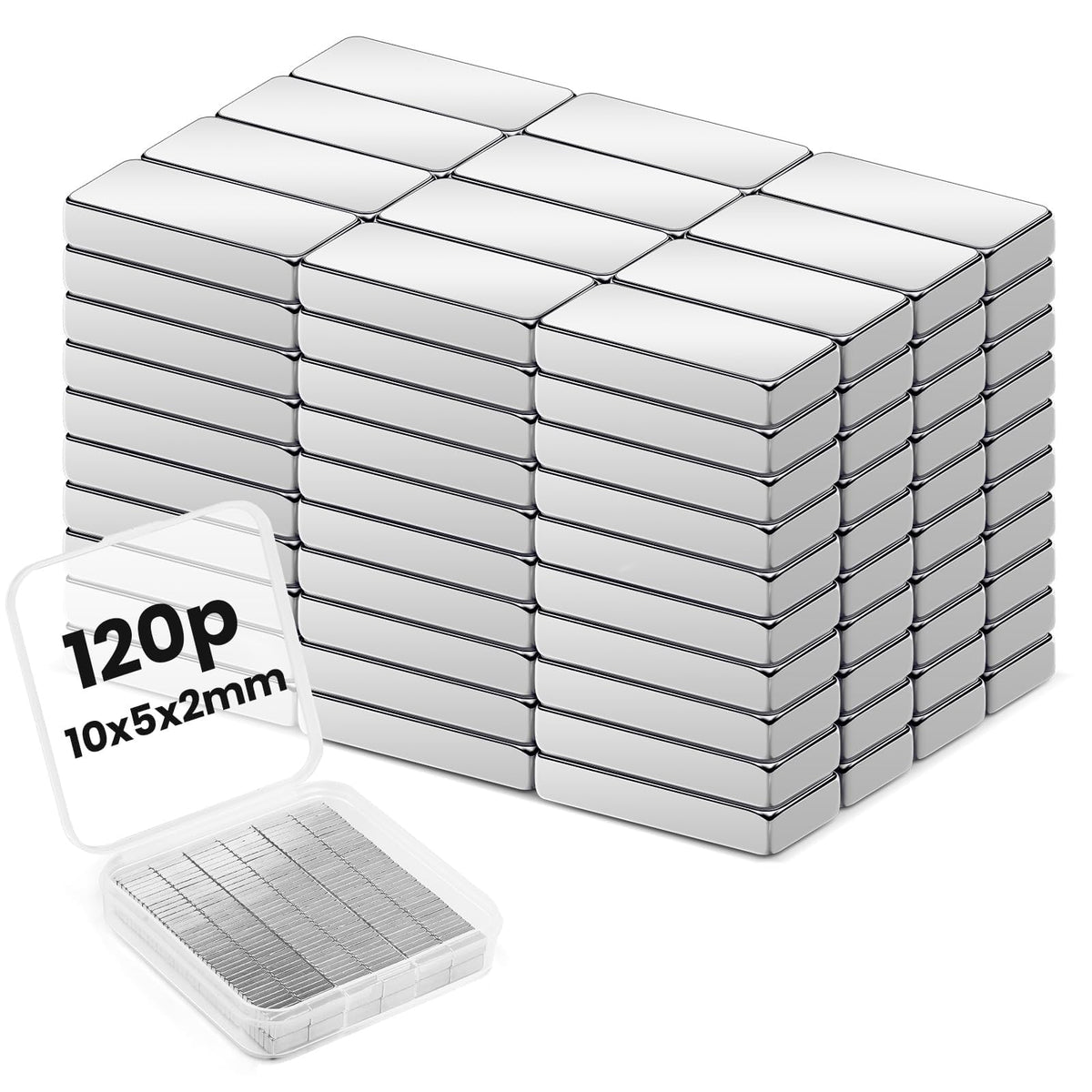 LOVIMAG small rectangle magnets close-up with durable coating for reliable holds.