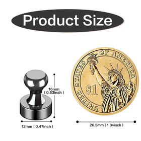 LOVIMAG small strong magnets offering easy grip for quick repositioning.