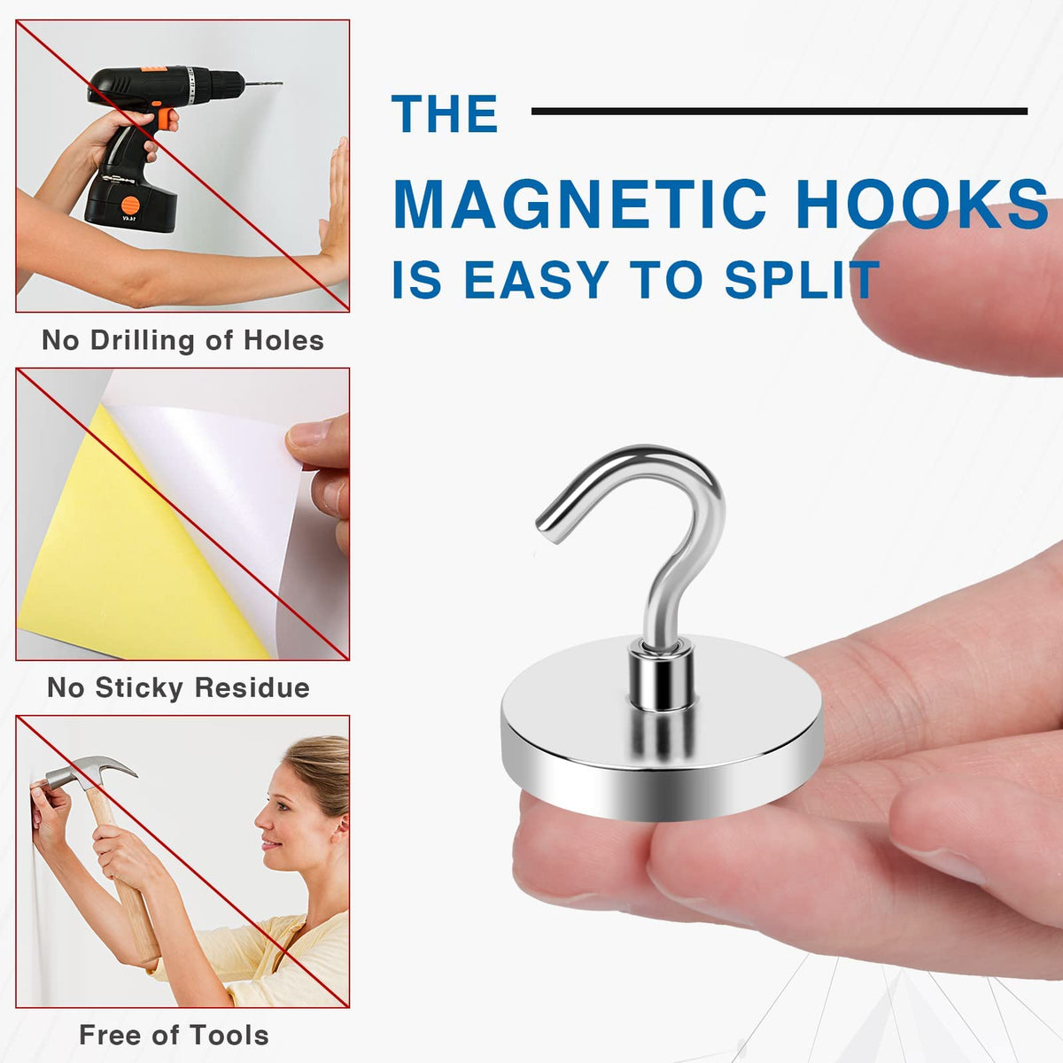 LOVIMAG magnetic hook for indoor and outdoor use in classrooms and workshops