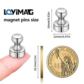LOVIMAG compact whiteboard magnets easy to move and reposition