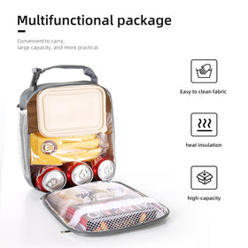 Lovoeo lunchbag durable polyester shell stands up to daily use.