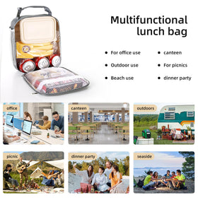 Lovoeo lunchbag is ideal for picnics, work, travel, and more.