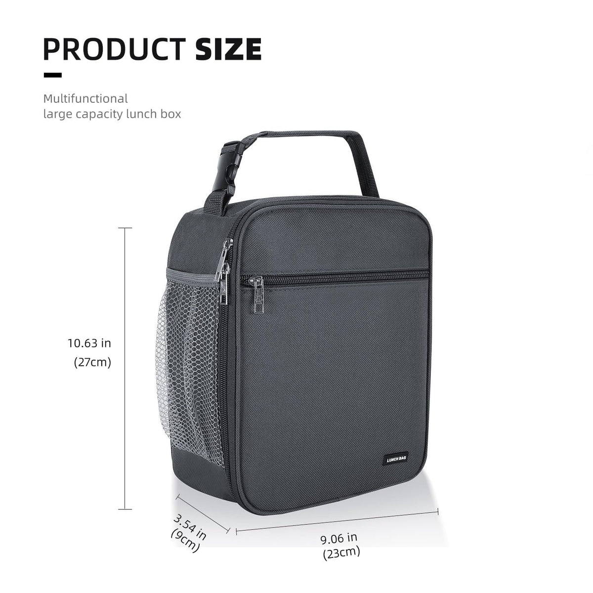 Lovoeo lunchbag portable design makes it easy to carry anywhere.