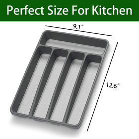 Loyareal BPA-free plastic organizer keeps cutlery safe and clean