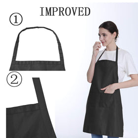 loyhuang apron two pockets close-up showing convenient storage