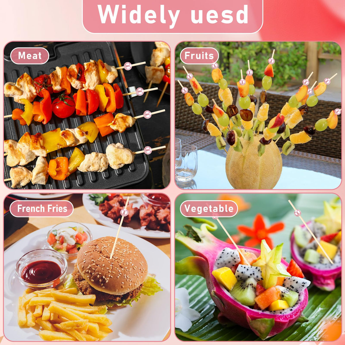 LOYIM fruit and cheese skewers simplify stylish snack service.