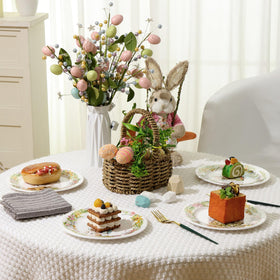 LOYIM Colorful bunny designs to brighten festive spring table settings.