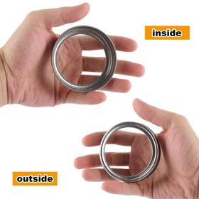 LOYORTY outer threaded edge improves grip for easy opening