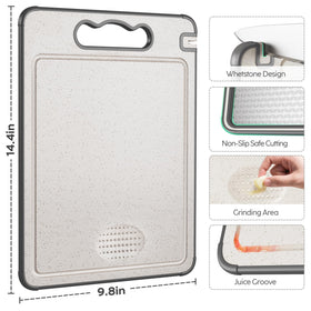 Lozovin cutting board is lightweight and dishwasher-safe for busy kitchens