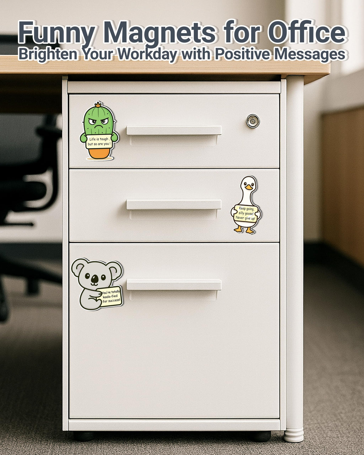 LPHEKS office magnets cubicle bring motivation to desks and workspaces