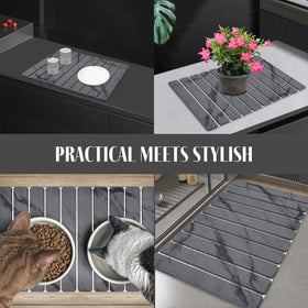 Lprmnnc kitchen-counter protector heat-resistant mat handles hot items safely.