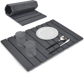 Lprmnnc large stone drying mat extended surface for dishes and glasses