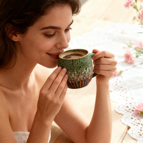 lpylxingyan sturdy-base mug offers stability to prevent tipping