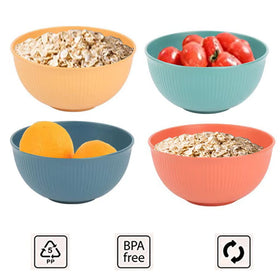 LRUUIDDE unbreakable bowls great for outdoor picnics and travel.