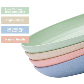 LRUUIDDE unbreakable plate pink versatile for everyday meals at home