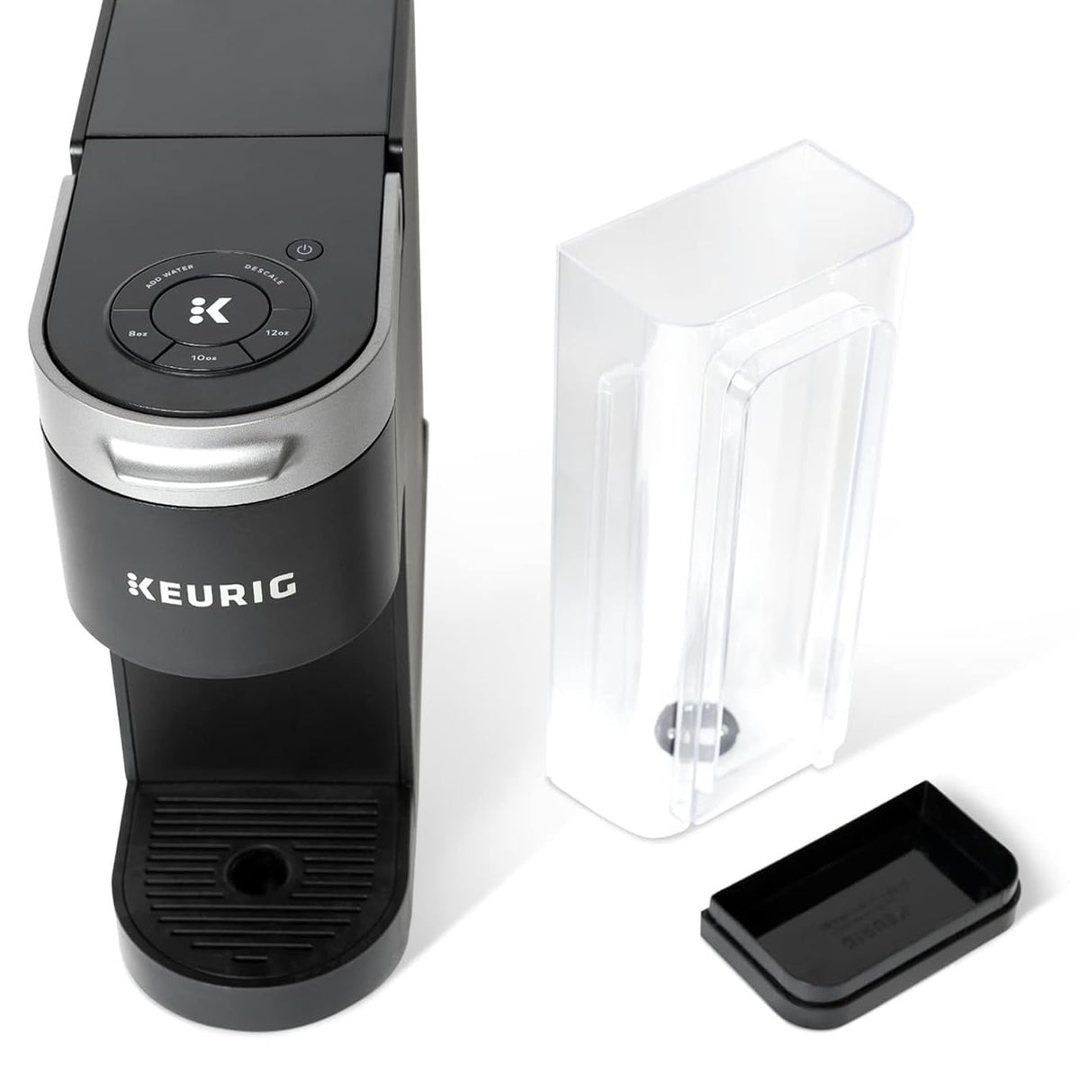 LSKHEGWLU reservoir in use with Keurig K-Slim brewing setup.