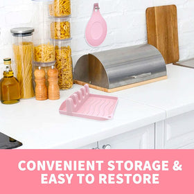 LSVGOE BPA-free spoon rest supports safer, cleaner kitchen routines.