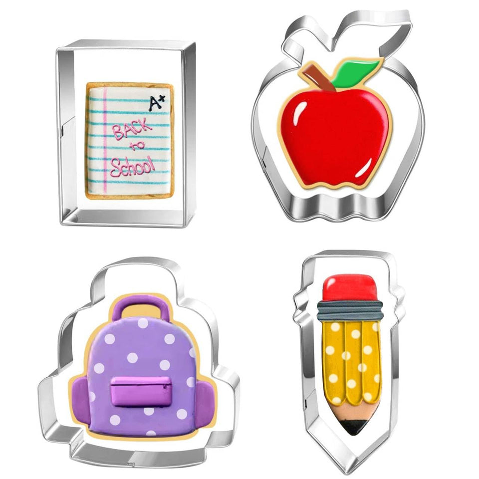 LUBTOSMN back-to-school bag cookie cutter for classroom treats