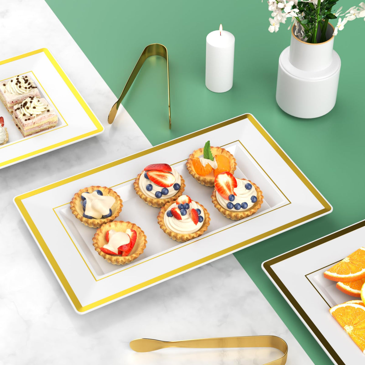 LUCKJUJU BPA-free, food-grade trays support everyday entertaining.